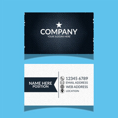 Abstract modern new Business card, business card mockup design, stationery, simple business card design vector