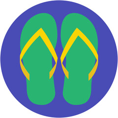 Flip Flop Vector Icon