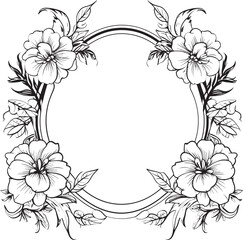 Monochrome Majesty A Regal Flourish of Black Floral Opulence. Moonlit Meadow Ethereal Beauty in a Black Floral Tapestry.