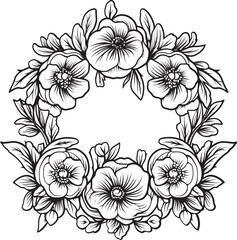 Brushstroke Inferno Black Florals Consumed in Artistic Passion. Thorny Tapestry A Gothic Web of Floral Enchantment.