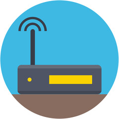 Wifi Router Vector Icon