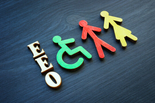 EEO Equal Employment Opportunity abbreviation and figures.
