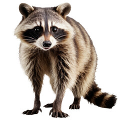 Obraz premium raccoon on transparent background, PNG