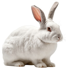 Fototapeta premium rabbit on transparent background, PNG