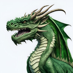 Green wooden dragon - Symbol of the year 2024 according to the Chinese lunar calendar.