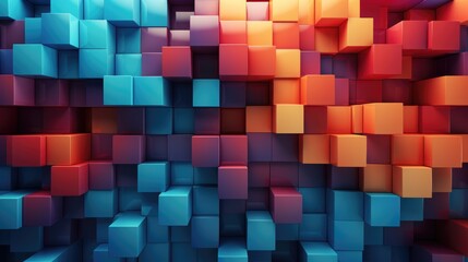 background. abstract background with cubes. abstract background of cubes