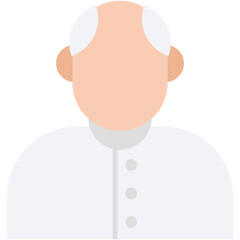 Old Man Vector Icon