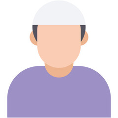 Muslim Boy Vector Icon