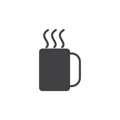 coffee break icon. sign for mobile concept and web design. outline vector icon. symbol, logo illustration. vector graphics.