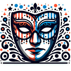 Masquerade vector icon