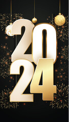 2024 new year design 001 party celebration design 