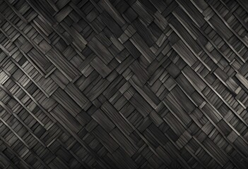 Black anthracite wooden pattern square rhombus diamond herringbone texture background banner panorama
