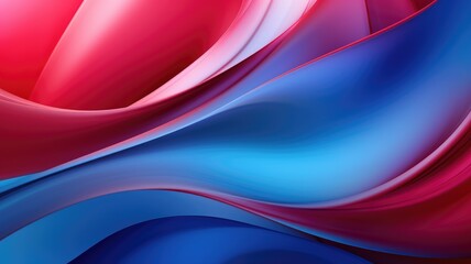 A close up of a red and blue background