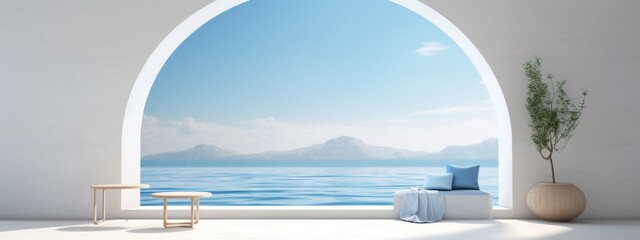 A room with a view of the ocean