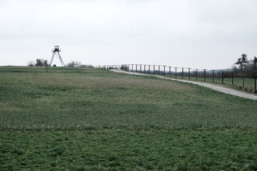 Monument to the Iron Curtain in South Moravia