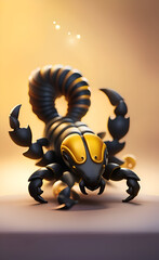 Scorpio (scorpion) zodiac sign astrology art