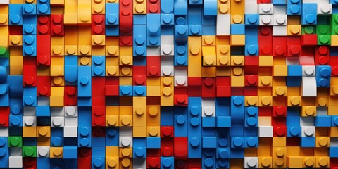 Naklejka premium lego texture background 