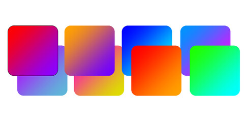 set of colorful buttons