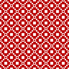 Squares, checks, crosses seamless pattern. Folk wallpaper. Geometric background. Tribal motif. Geometrical ornate. Ethnic ornament. Textile print, abstract illustration. Ethnical image. Vector artwork