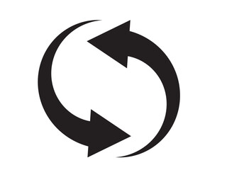 Arrow vector. Recycle Arrow icon. Refresh Signs. Vector Arrow. Vector illustration