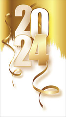 happy new year 2024 celebration golden design art party celebration djlskjhskfjlk555453