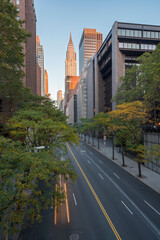 Chrystler Building von der 42nd Street, Manhatten, New York City, New York, USA