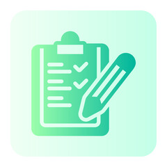 evaluation gradient icon