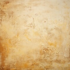 Colour old concrete wall texture background. Close up retro plain cream color cement wall background texture. Design paper vintage parchment element. - Gen AI