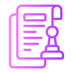 attestation gradient icon