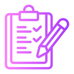 evaluation gradient icon