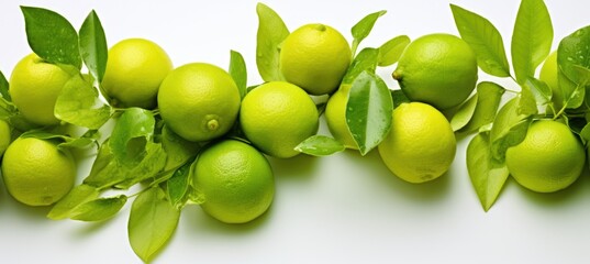 lime citrus fruits background
