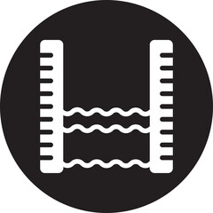 water level glyph icon