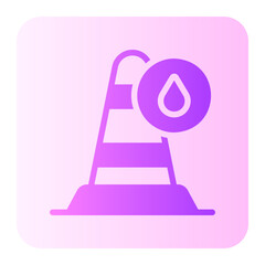 water crisis gradient icon