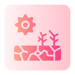 drought gradient icon