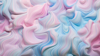 Obraz premium Pastel Textured cotton candy cream Background 
