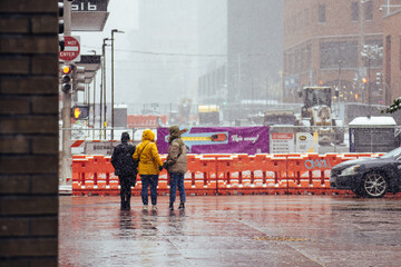workers at work on site