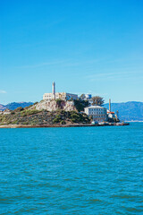 lighthouse in the sea alcatraz