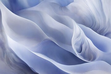 Layers of soft periwinkle and misty gray, creating a delicate and serene abstract dreamscape