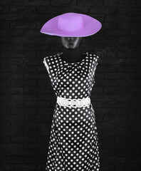 polka dress on a mannequin