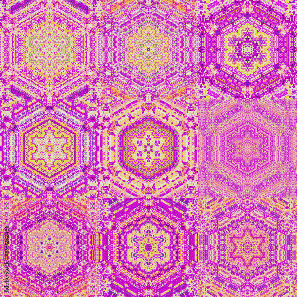 Poster vintage style seamless pattern background.