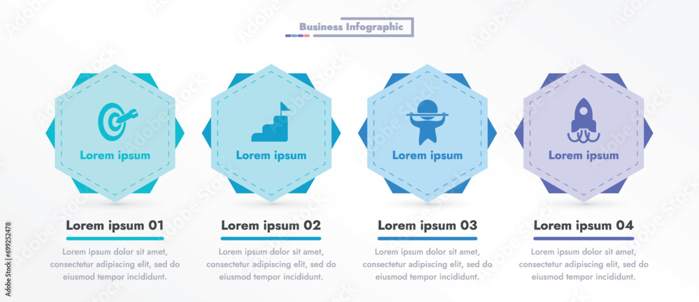 Poster this infographic image features a modern and minimalistic design that illustrates an information pro
