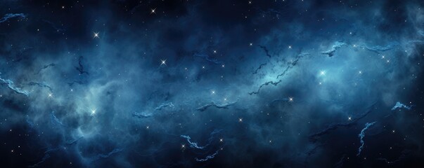 Dark night milky way galaxy stars background
