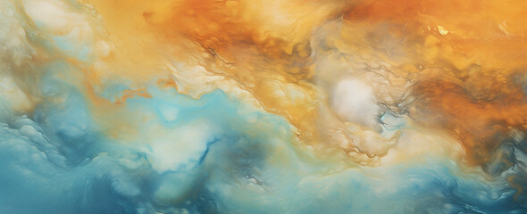Obraz na płótnie Canvas Cosmic Swirl Abstract Painting
