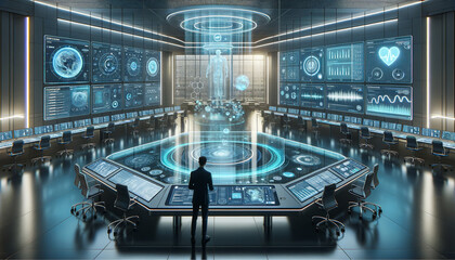 Efficient health informatics analysis in minimalist control room.