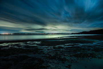 Witter Beach on Whidbey Island at Night