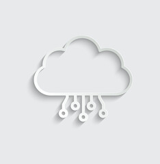 ai icon vector Artificial intelligence icon logo