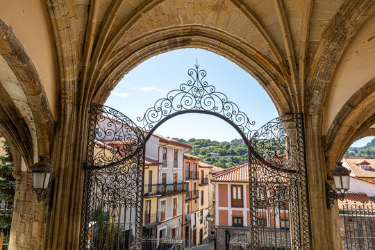 Laredo, Spain. The Iglesia de Santa Maria de la Asuncion (Church of Saint Mary of the Assumption), main parish of the town