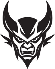 Mortal Coil Crushing Black Vector Devil Snuffing Life Out Infernal Inferno Devil s Rage Scorches in Black Vector