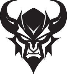 Obraz premium Drowning in Darkness Black Devil s Embrace Drains Light Claws of Oblivion Black Vector Devil Tears at Reality