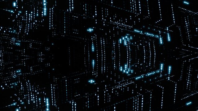 Datentransfer, Stadt, Gro&szlig;stadt, dunkel, Nacht, Internet, blau, t&uuml;rkis, Verschl&uuml;sselung, Sicherheit,  Internetleitung, Glasfaser, FTTH, Server, Virus, Maleware, Pishing, Viren, Hacking, Backup, bin&auml;r